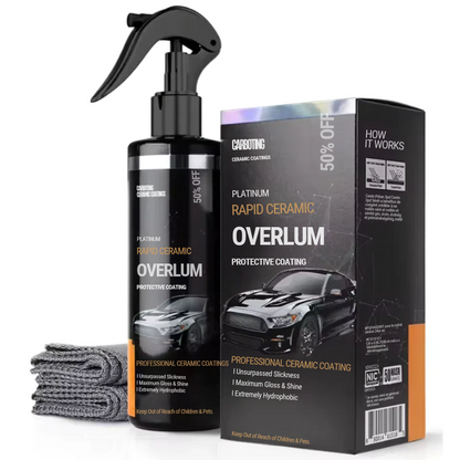 Overlum Graphene Gloss™ — Spray protector de grafeno y cerámica