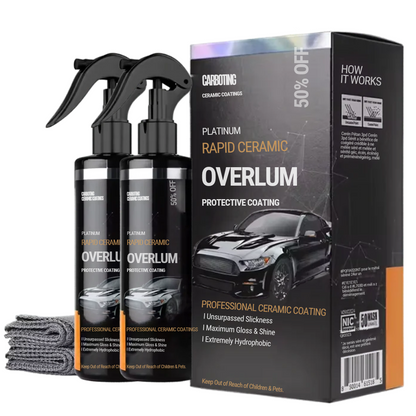 Overlum Graphene Gloss™ — Spray protector de grafeno y cerámica